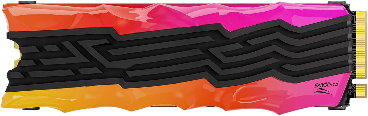 FANXIANG S790R 2TB NVMe M.2 SSD with RGB Heatsink for Gaming