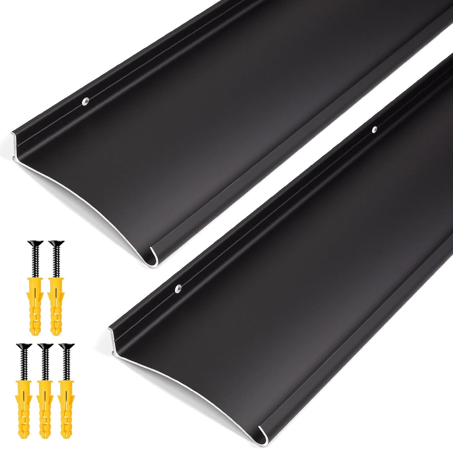 2-Pack 4 in Extra-Wide Door Rain Drip Guard for Maximum Protection