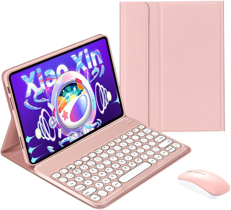 Keyboard Case with Mouse for Lenovo Tab P11 Pro 11.5 in Pink