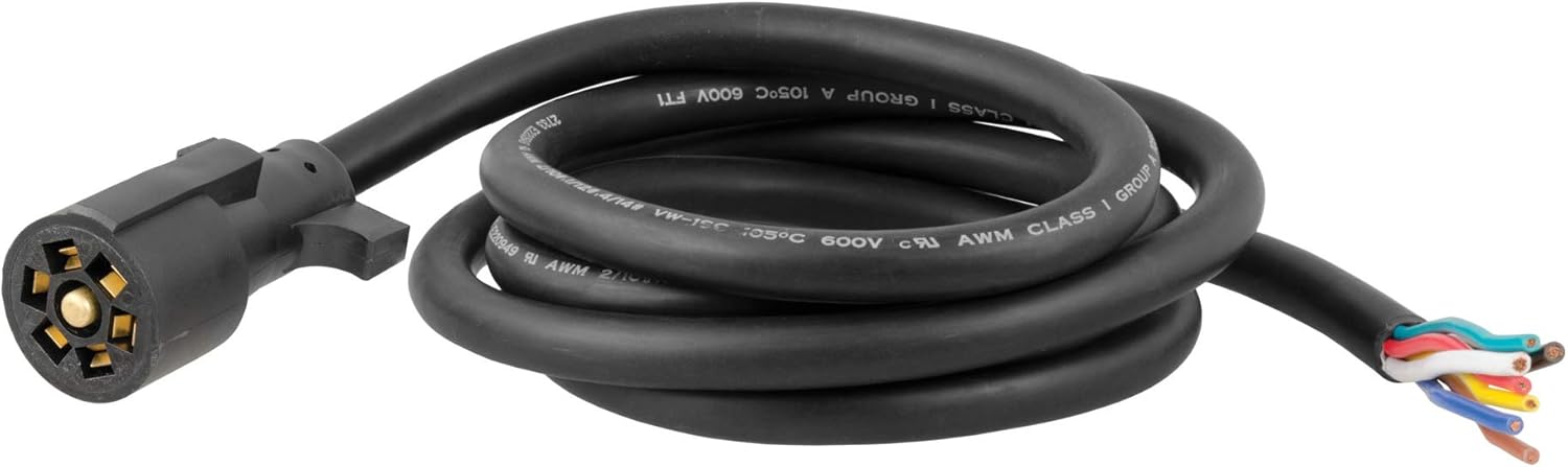 CURT 56622 Replacement 7-Pin RV Blade Trailer Wiring Harness