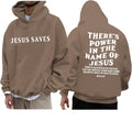Christian Jesus Saves Hoodies for Men - Inspirational Faith Sweatshirt