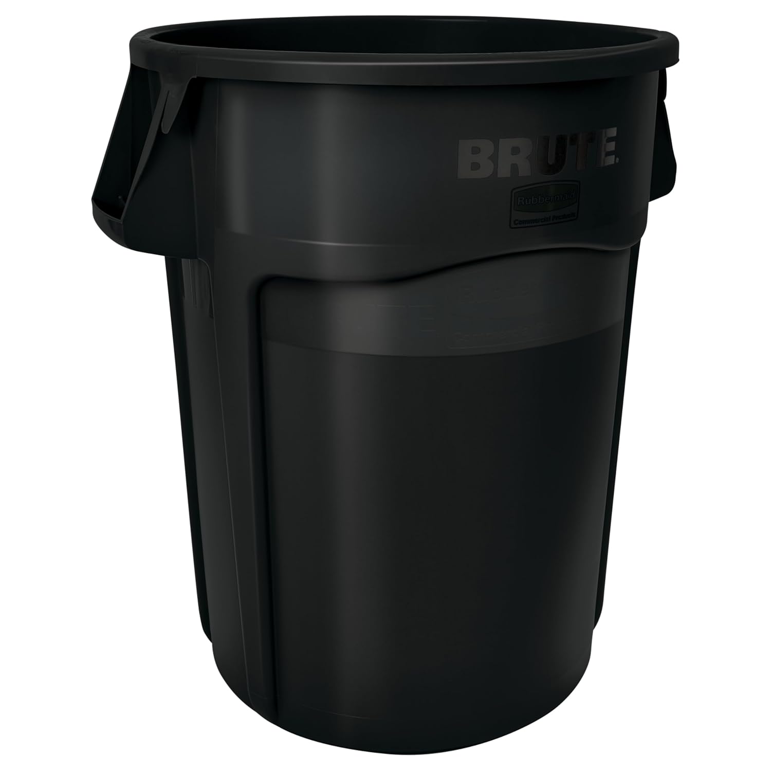 BRUTE Heavy-Duty Round Trash Container for Commercial Use