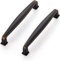 Solid 5 in Kitchen Cabinet Handles 25 Pack - Oil Rubbed Bronze
