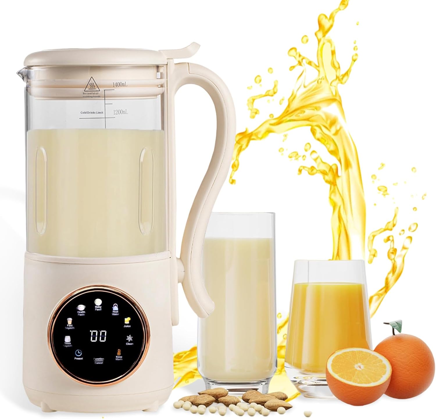 Automatic Nut Milk Maker with Time-Saving Features