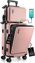 22 Inch Carry On Luggage 22x14x9 Airline Approved - Expandable
