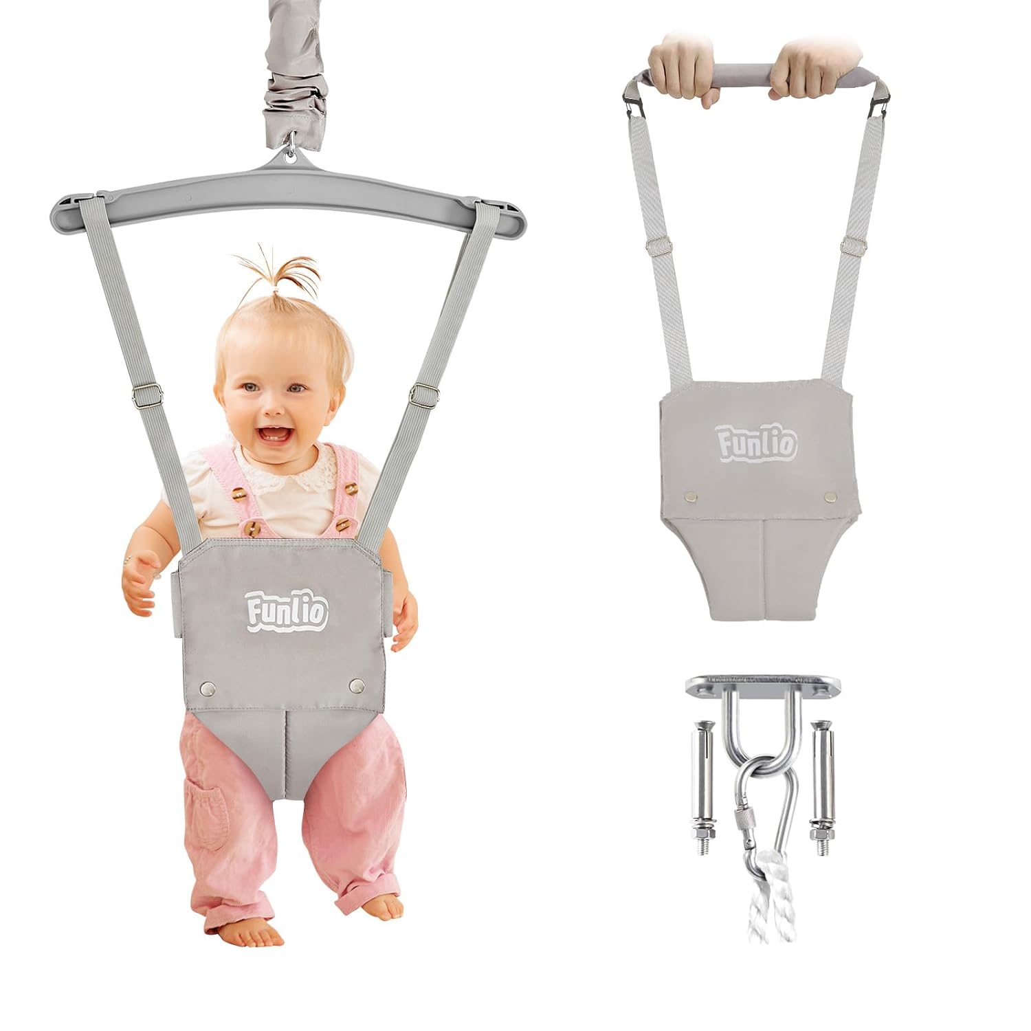 FUNLIO 2 in 1 Baby Jumper & Walking Harness for Infants