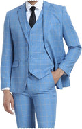 Men's Suits 3 Piece Slim Fit Dress Tuxedo - Tailored Look for Events
