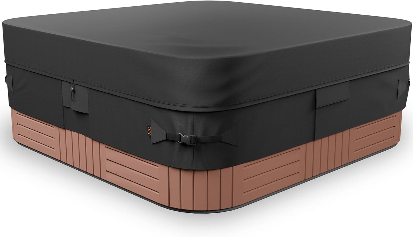 Outdoor Waterproof Hot Tub Cover for 85 x 85 inch Spas