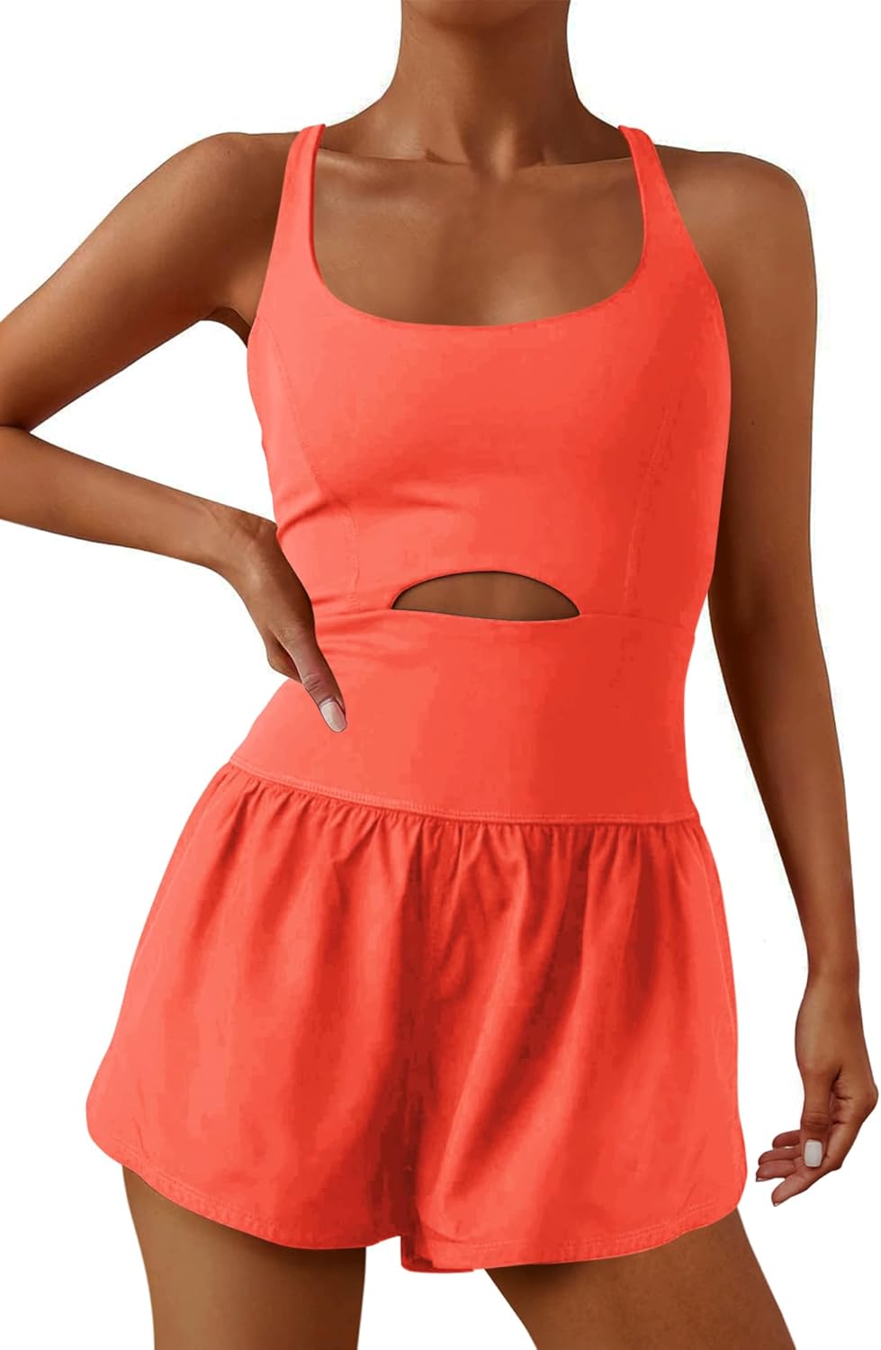 ReachMe Womens Running Onesie Athletic Romper for Workouts