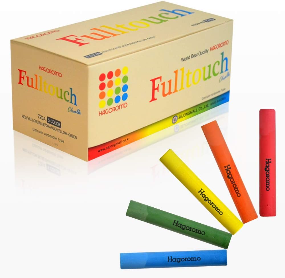 Hagoromo Fulltouch Color Chalk Box of 72 Pcs for Vibrant Art