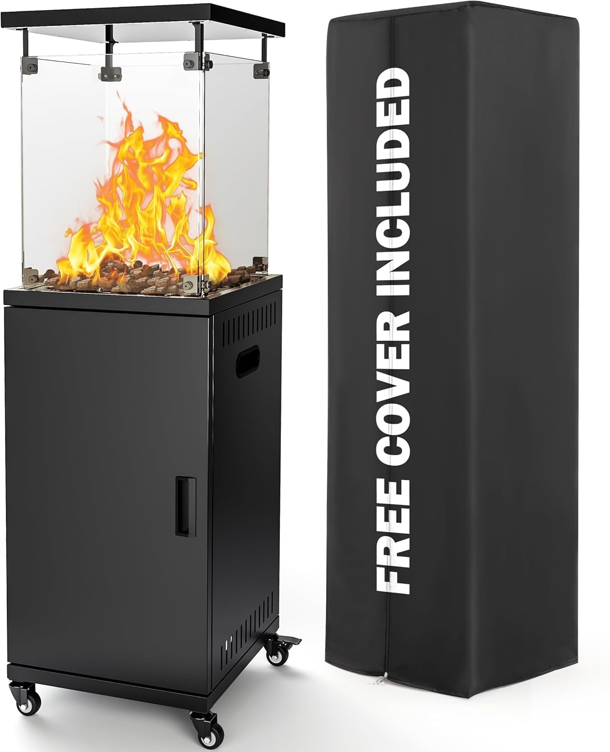 Pamapic 41,000 BTU Propane Patio Heater for Outdoor Comfort