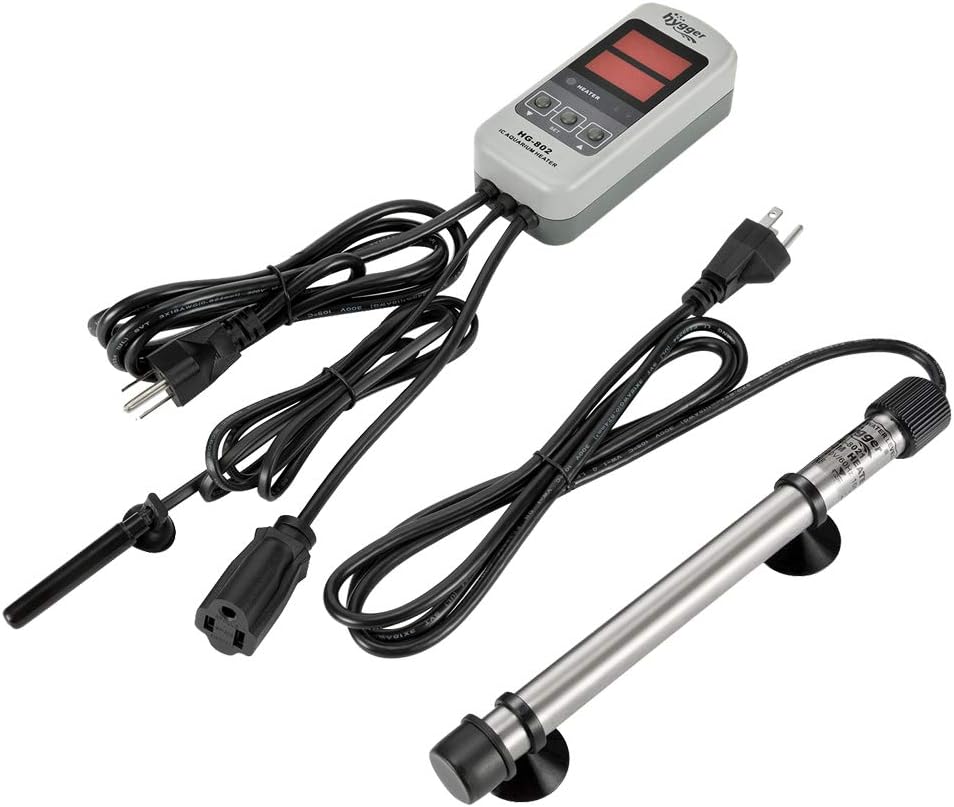 hygger 100W Titanium Aquarium Heater - Precise Temperature Control