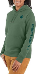 Women's Relaxed Fit Midweight Logo Sleeve Sweatshirt - Warm, Soft