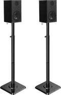 Speaker Stands Height Adjustable for Small Bookshelf Speakers - Stable