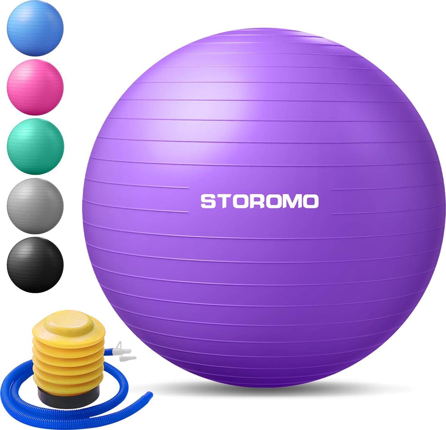 2500 lbs Non-Slip Exercise Ball | Stability & Balance