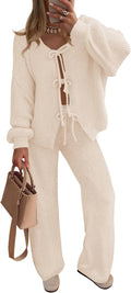 ZESICA Women's 2 Piece Outfits Lounge Pajama Sets for Fall