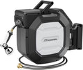 135 ft x 1/2 in Retractable Garden Hose Reel - Self Rewinding