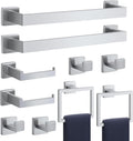 Bathroom Accessories Towel Bar Set 10-Piece Brushed Nickel - Durable