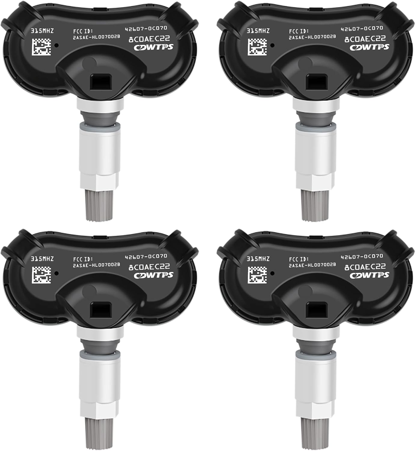 TPMS Sensor for Toyota Sienna, Sequoia, Tundra - 4pcs Set