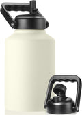 Gallon Insulated Water Bottle Jug with Straw - 128 oz Large Thermal