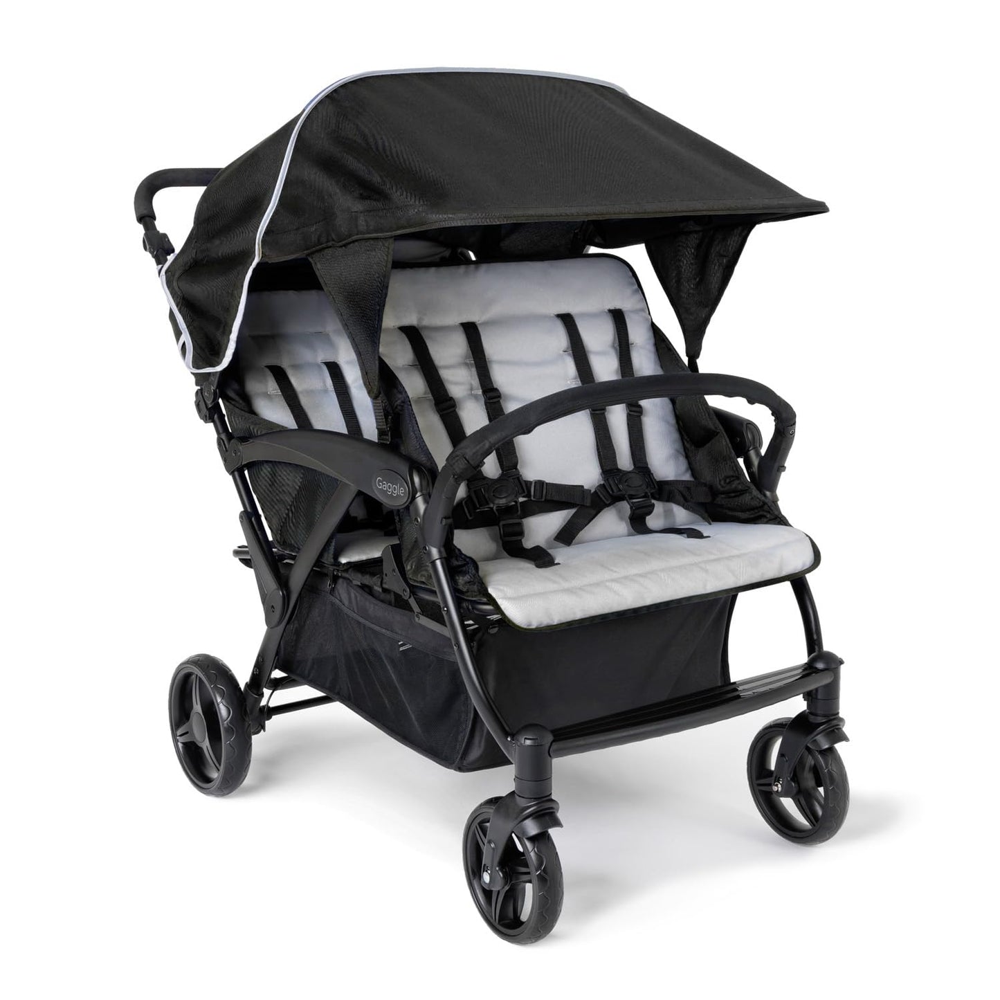 Gaggle Odyssey 4 Seat Quad Stroller for Daycare and Outings
