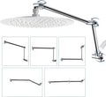 All Metal 16ft Shower Head Extension Arm - Adjustable Height & Angle