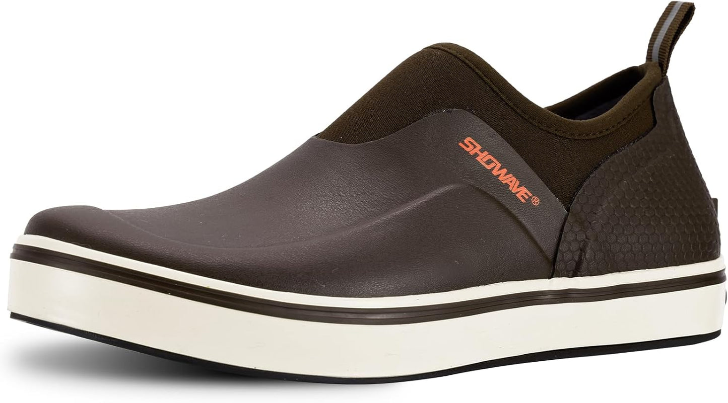 Showave Men's Waterproof Deck Shoes for Outdoor Activities