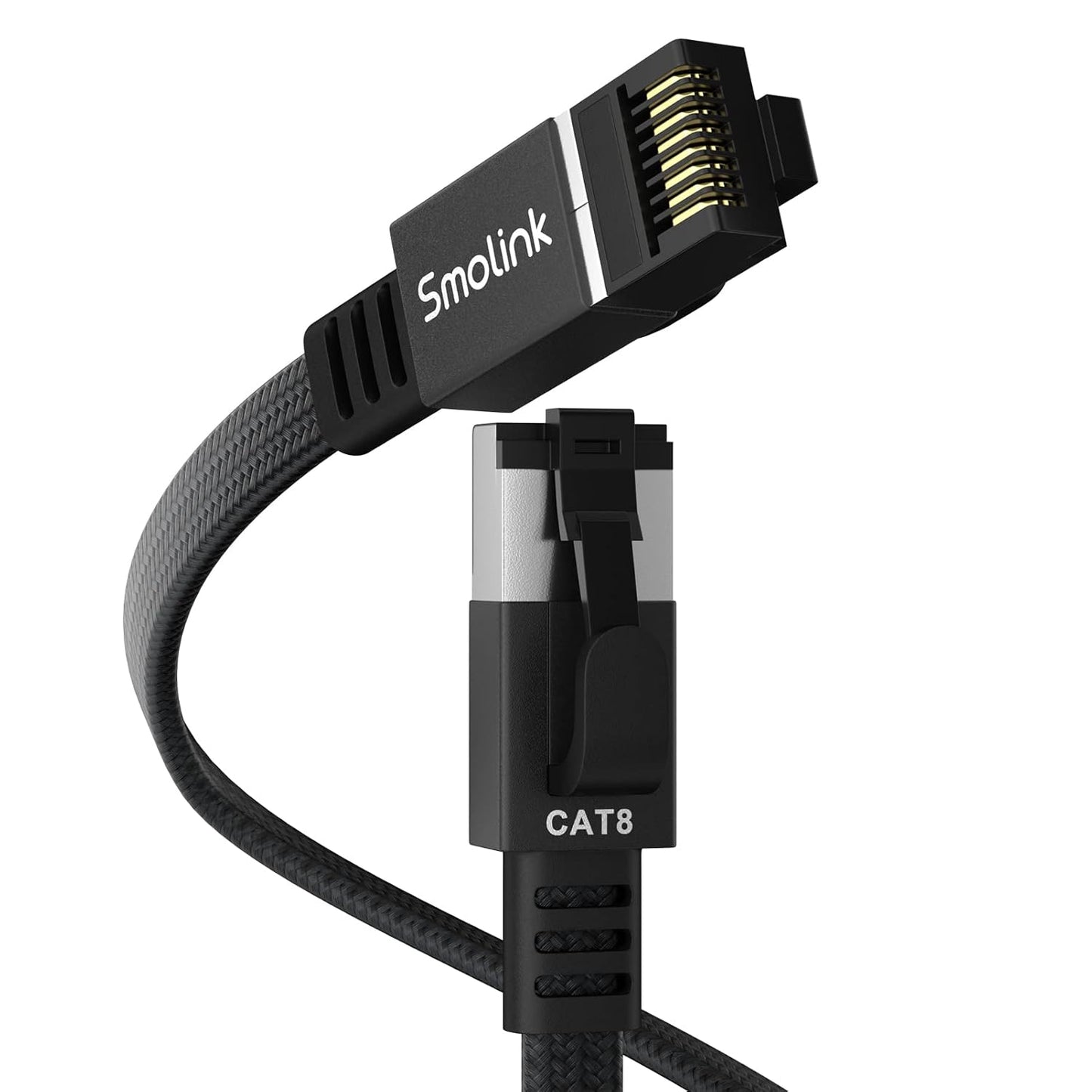 Smolink Cat 8 Ethernet Cable 50ft - Ultra Fast Gaming & Streaming