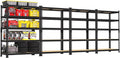 PrimeZone 35.5 in x 12 in x 72 in 5-Tier Heavy Duty Storage Shelves