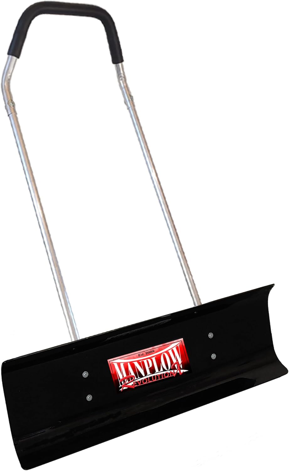RevolutionX Snow Pusher with Power U Handle for Efficient Snow Removal