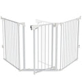 Bonnlo 82-Inch Versatile Safety Gate Metal Baby/Pet Gate