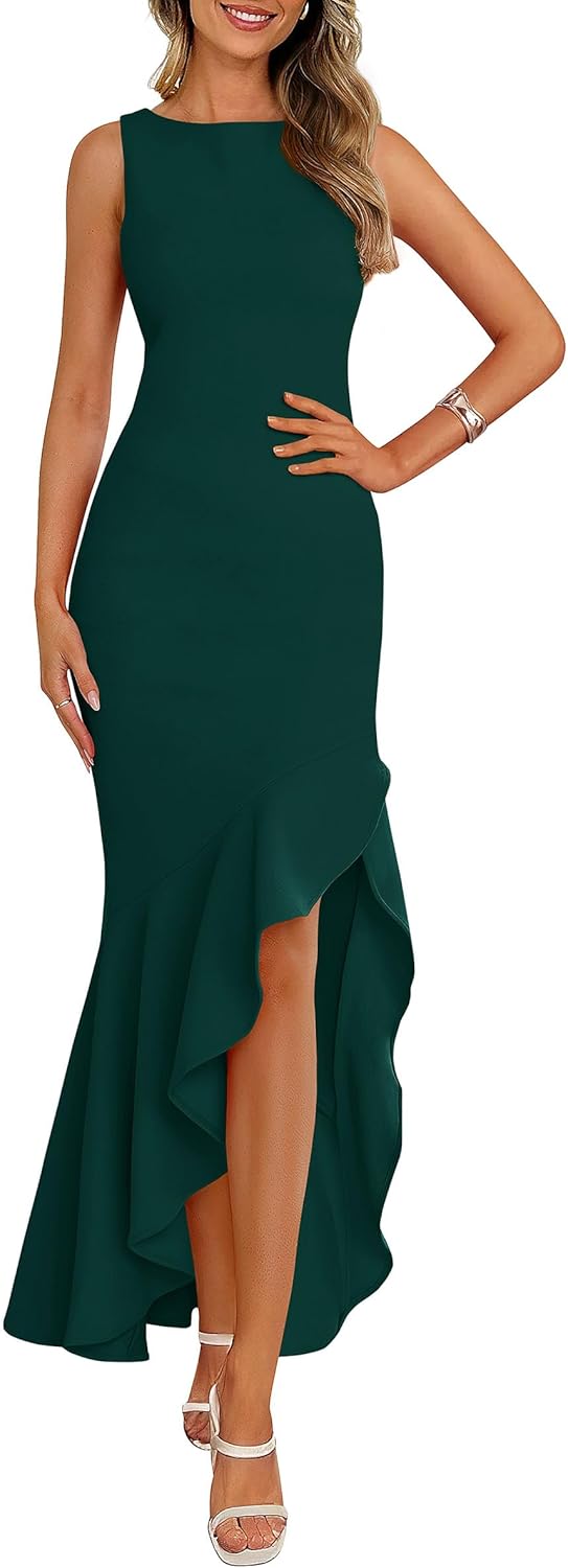 PRETTYGARDEN Wedding Guest Dresses for Women - Elegant Maxi Dress