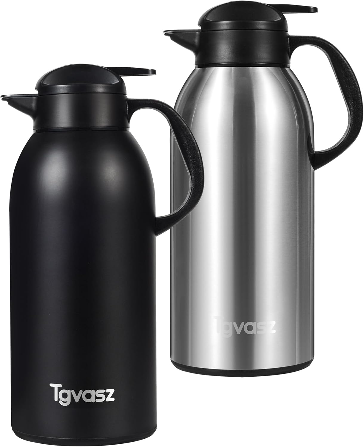 2 PCS Thermal Coffee Carafe - 36 Hours Hot & Cold Insulated