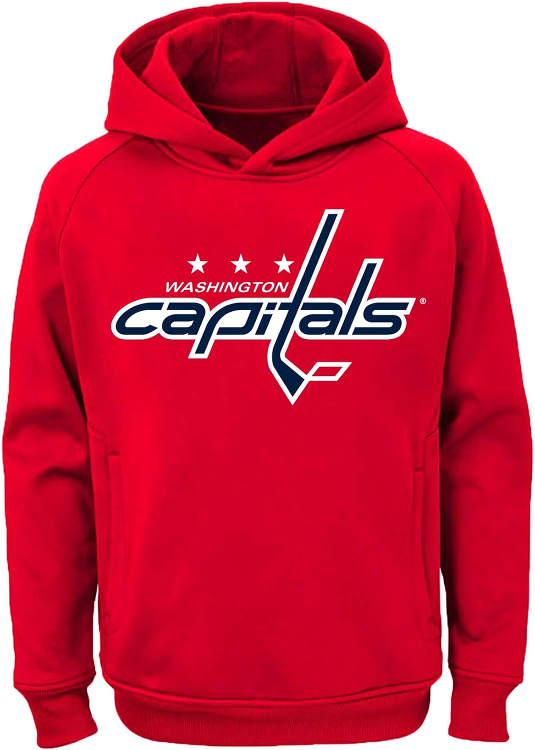 Outerstuff NHL Youth Pullover Hoodie with Team Color Logo