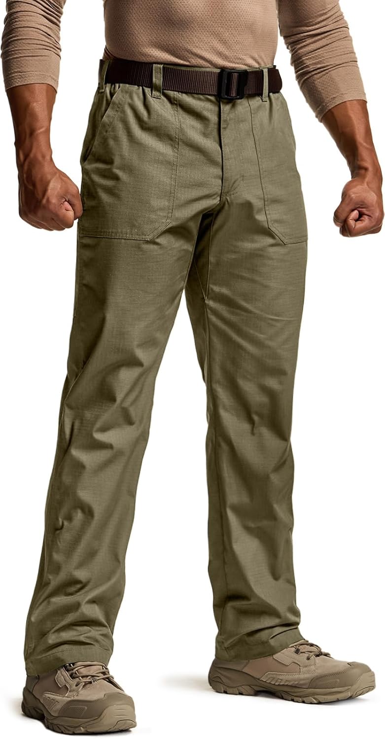 CQR Men's Quick Dry Work Pants for Tactical and Outdoor Use