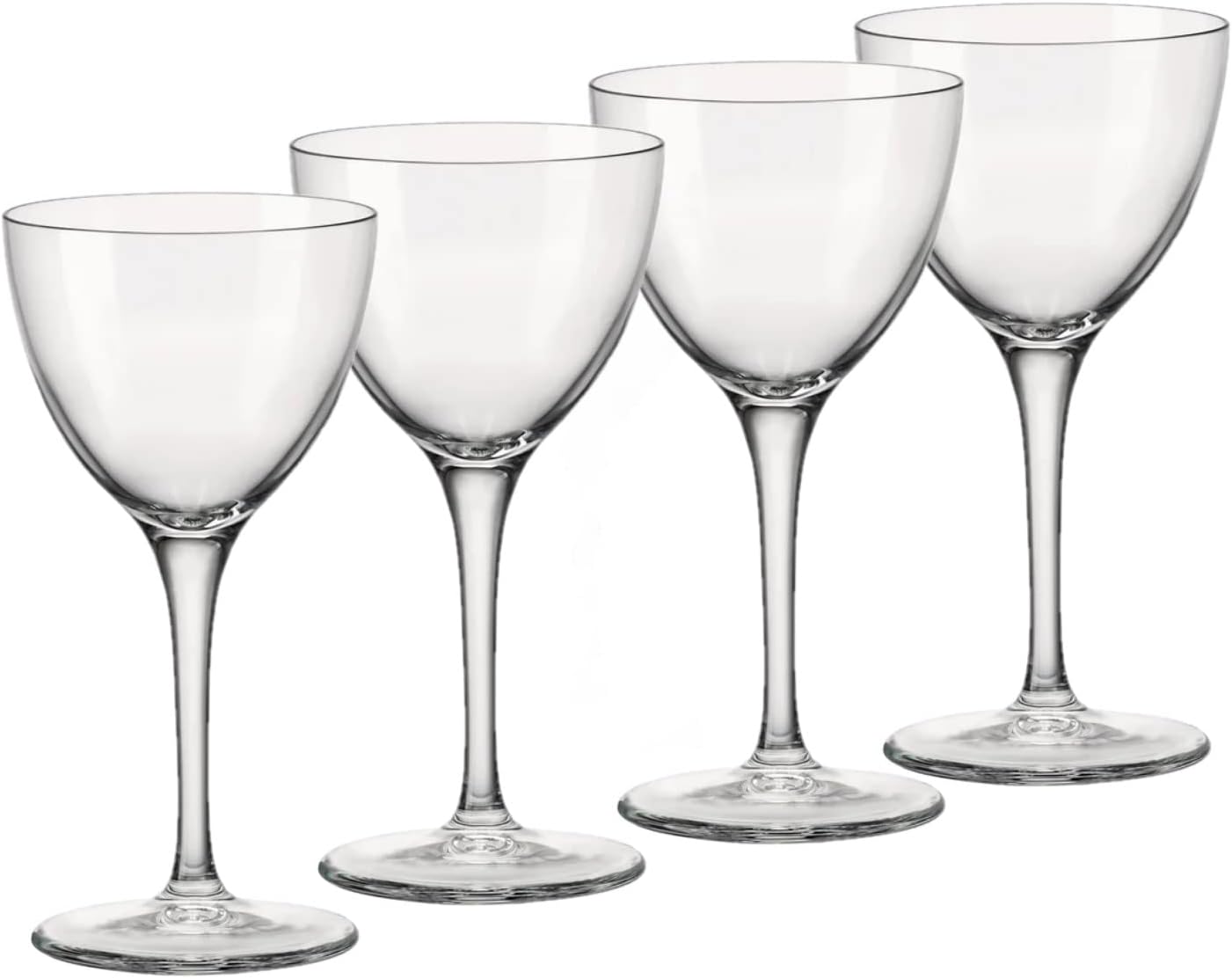 Bormioli Rocco 5.25 oz. Nick & Nora Cocktail Glass Set