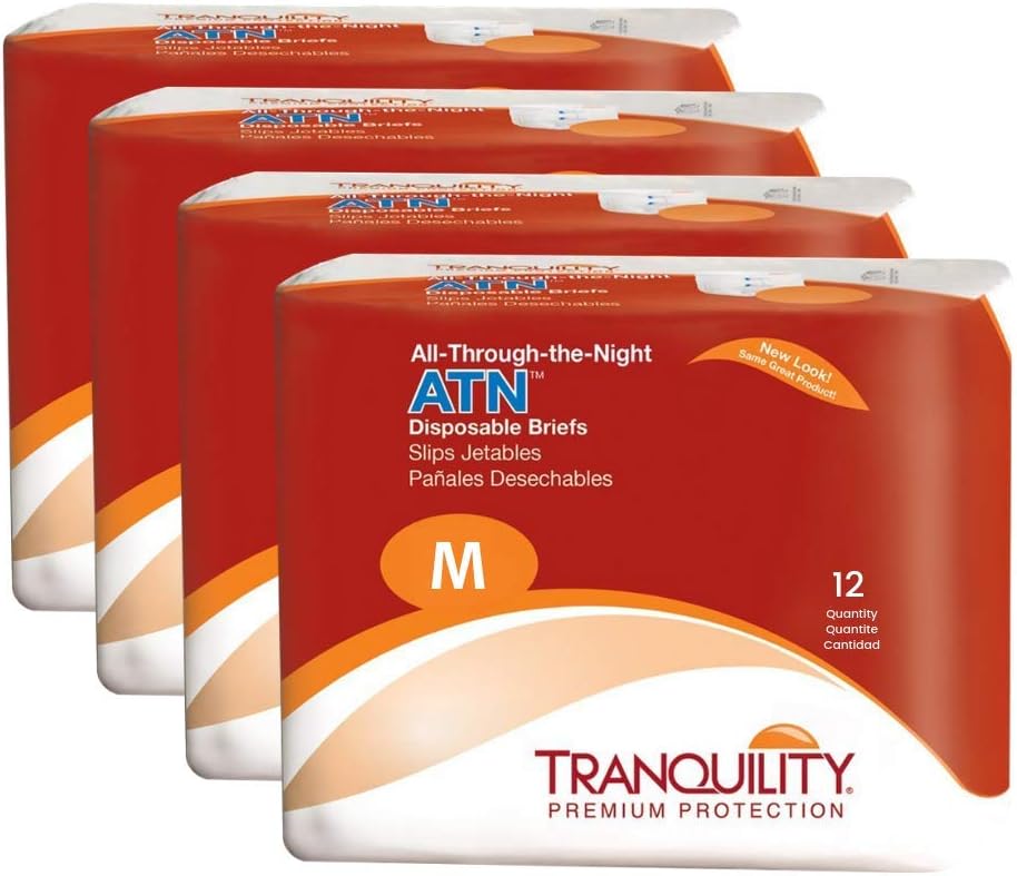 Tranquility Premium ATN Briefs: Leak-Free Overnight Comfort