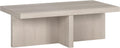 Henn&Hart 44 Alder White Coffee Table - Versatile Elegance