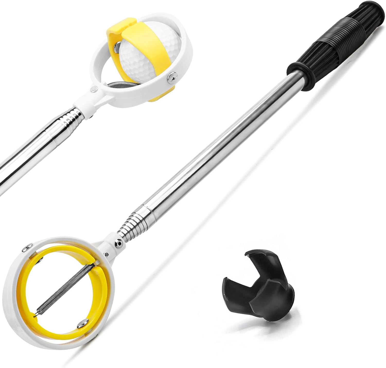 Telescopic Golf Ball Retriever - Quick Release Head