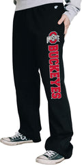 Blue 84 Men's Sweatpants Captain - Ohio State Down-Leg Graphic
