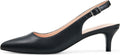 Low Kitten Heels Women's Slingback Pumps - Comfortable 2in Heels