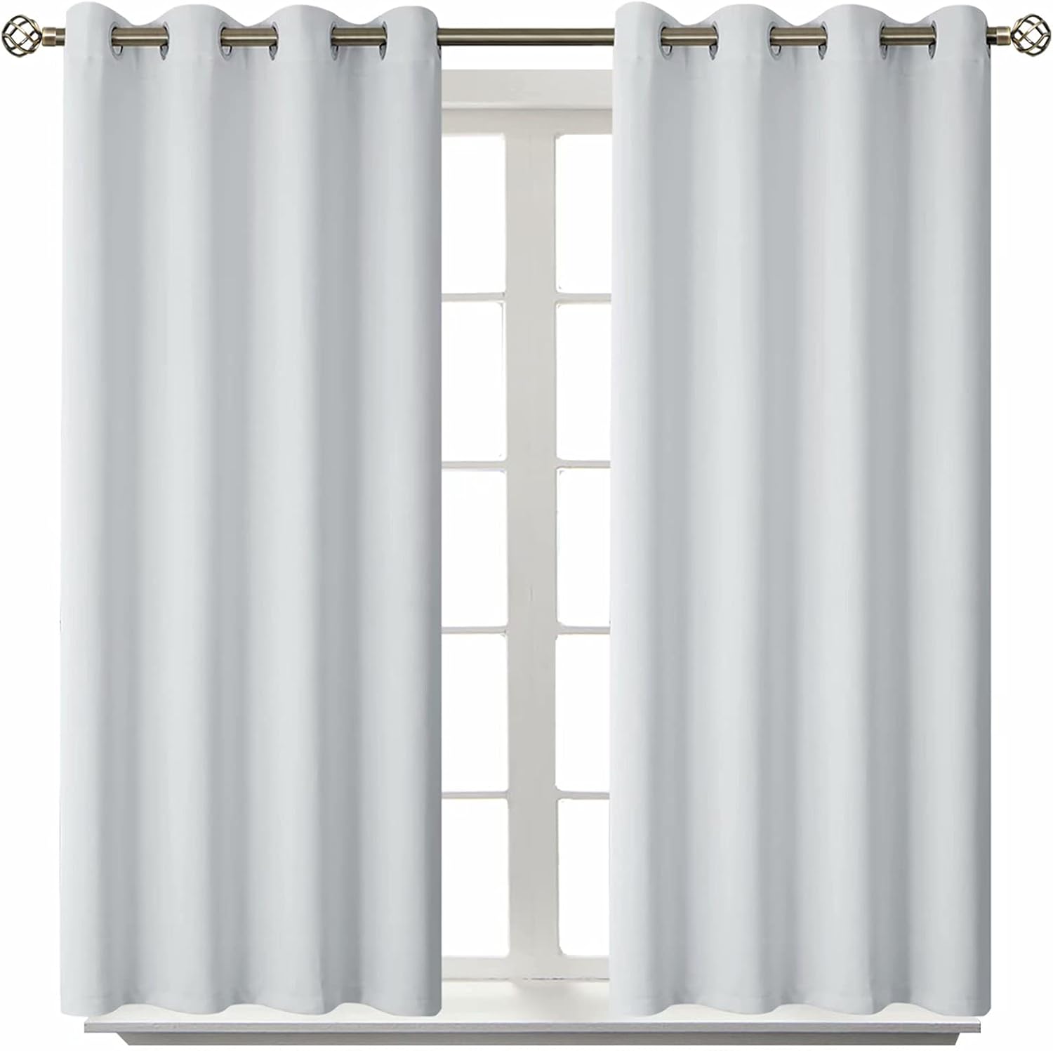 BGment Room Darkening Curtains for Bedroom - 54 Inch Panels
