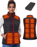 Heated Vest for Women with 10000mAh Battery Pack - Even Warmth