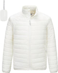 Outdoor Ventures Men's Packable Puffer Winter Jacket - Lightweight