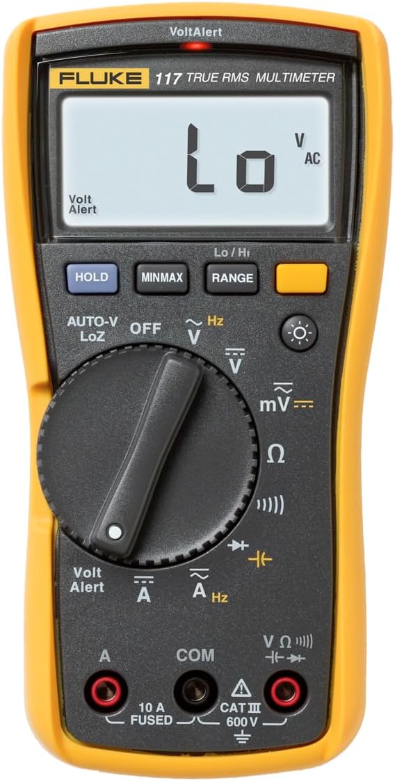 Fluke 117 Digital Multimeter with Non-Contact Voltage Detection