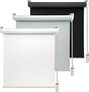 100% Blackout Roller Window Shades for Home and Office Use