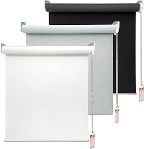 100% Blackout Roller Window Shades for Home and Office Use