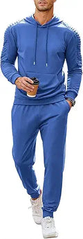 Men's Tracksuit 2 Piece Hoodie Sweatsuit Set for Men - Lightweight