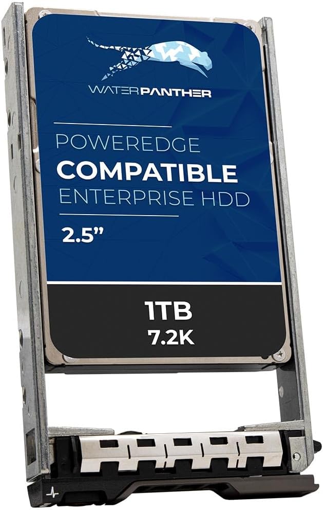 Dell 1TB 7.2K RPM SAS HDD for PowerEdge Servers - High Performance