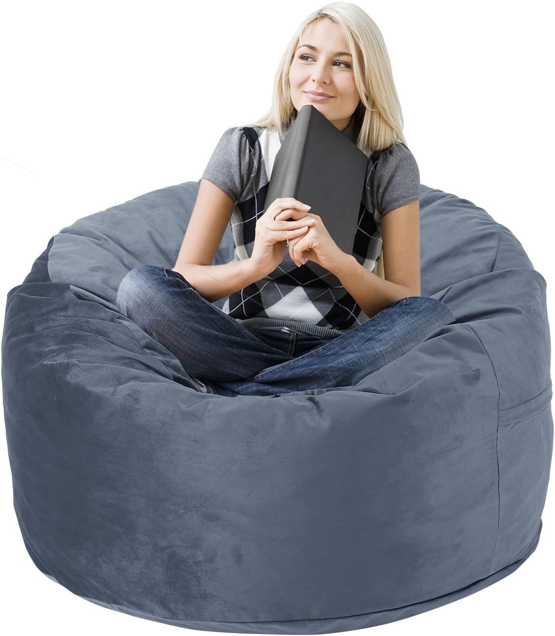 Memory Foam Bean Bag Chair - Comfort & Style!